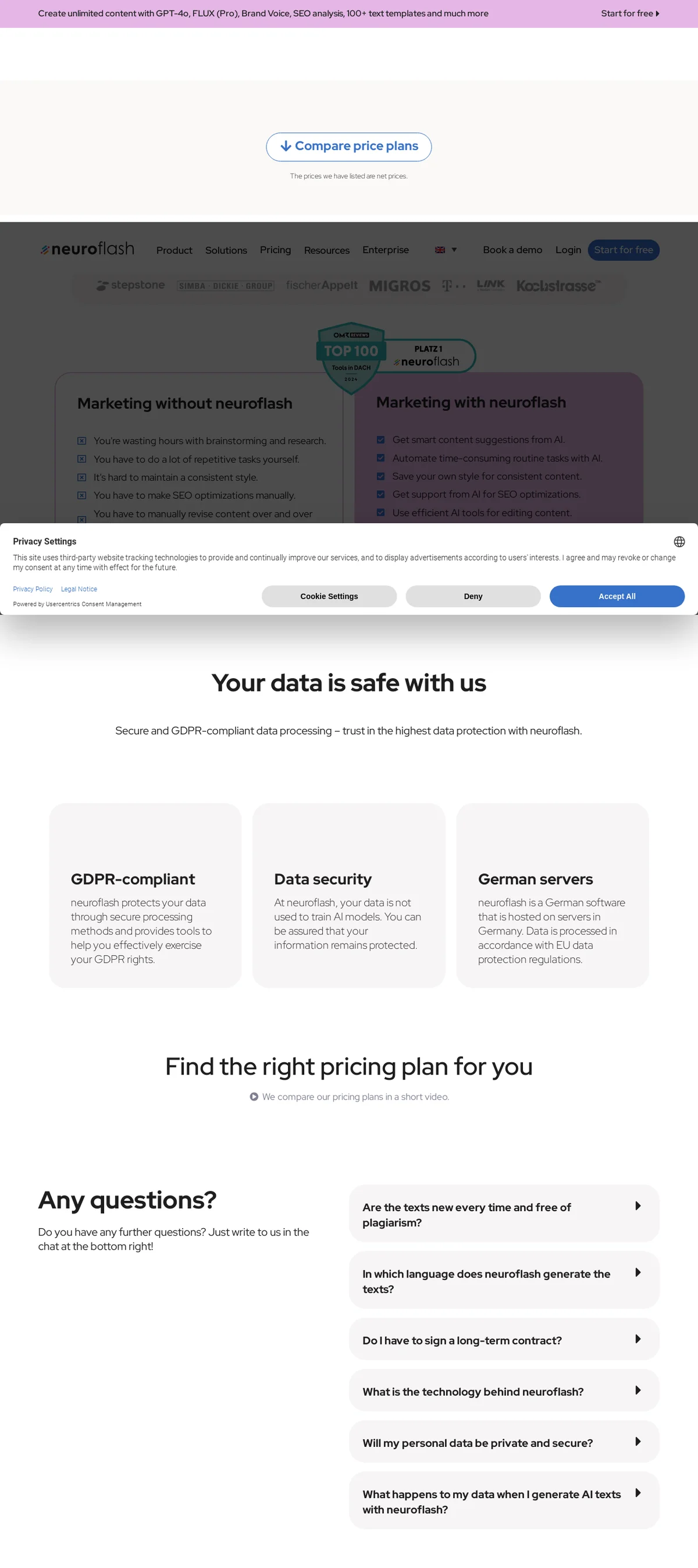 neuroflash-pricing