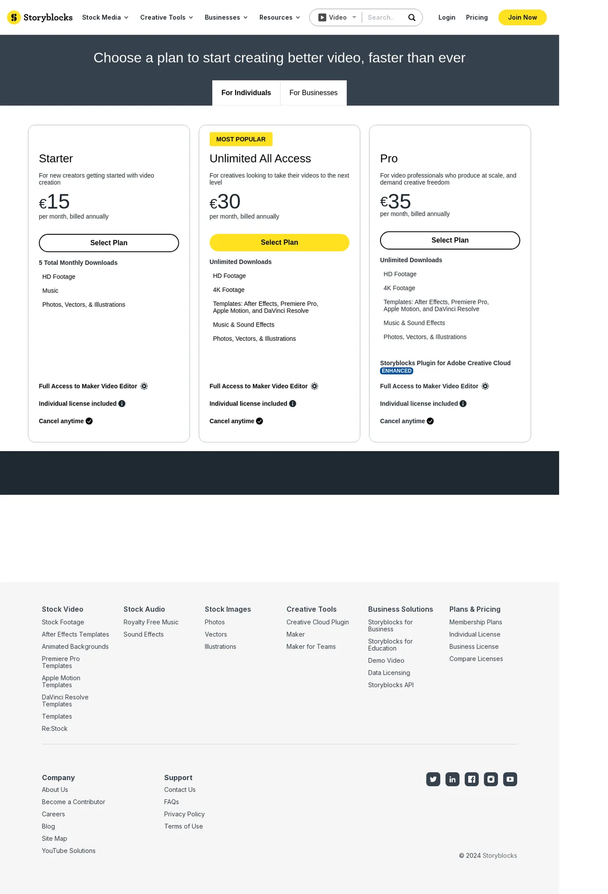 storyblocks-pricing