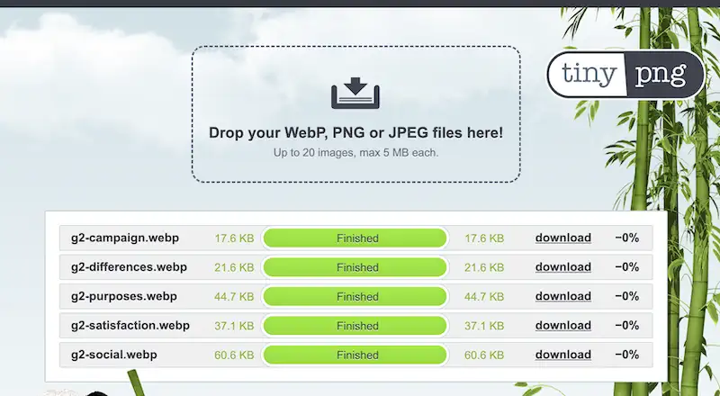 Webp files are totally compressed by chatgpt